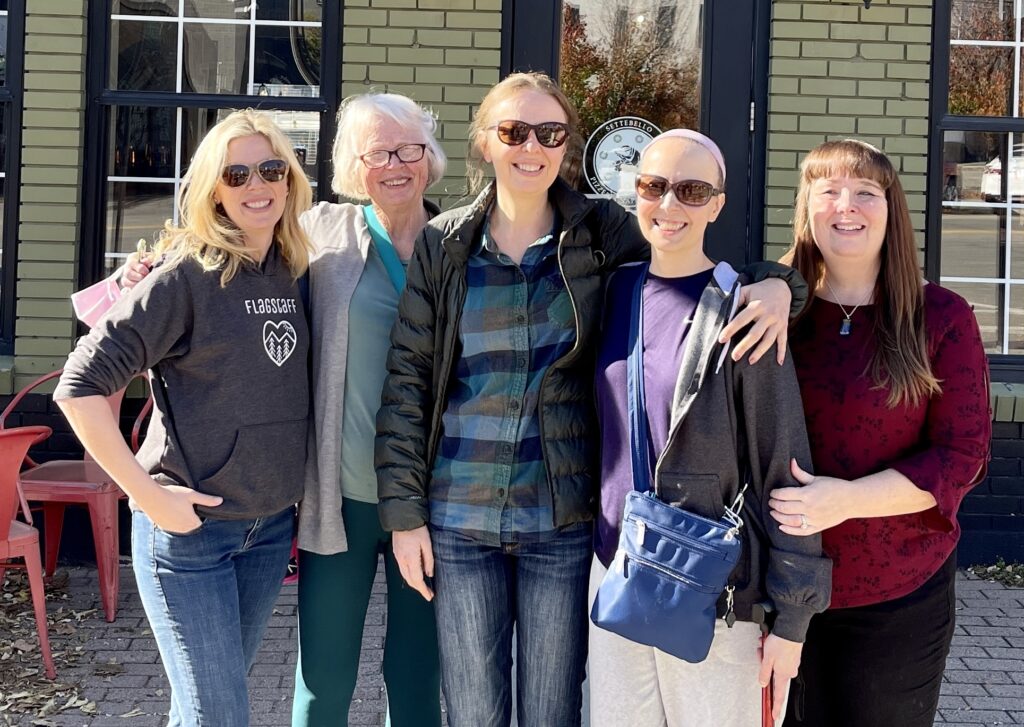 The Serassio women, including Serena, left, mother Julia, Helen, Carey, and Melanie.