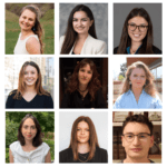 Members of the Bystander Initiative, including Anya (a young woman with light-brown hair, Diana (a young woman with long dark-brown hair), Eben (a young woman with dark-brown hair and glasses), Malea (a young woman with light-brown hair), Matylda (a young woman with dark-red hair), Molly (a young woman with blonde hair), Nellie (a young woman with dark-brown hair), Payton (a young woman with light-brown hair), and Zev (a young man with dark-brown hair and glasses)
