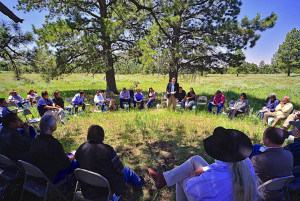 In July, the Bears Ears Inter-Tribal Coalition met with federal representatives in situ at Bears Ears.